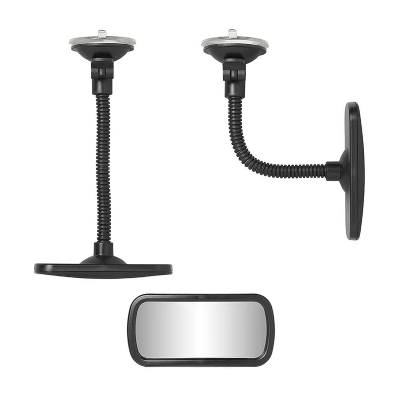 Panorama-Rückspiegel mit 12cm Flexarm - Universal Wohnwagen Caravan Spiegel