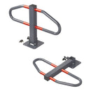 2er Set Parkbügel mit integriertem Schloss aus Stahl Aufrecht (BxH): 70 x 45,8 cm – APT