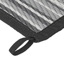 Vorzeltteppich | Patio Matte | 250x400cm | schwarz/grau | extra stabil