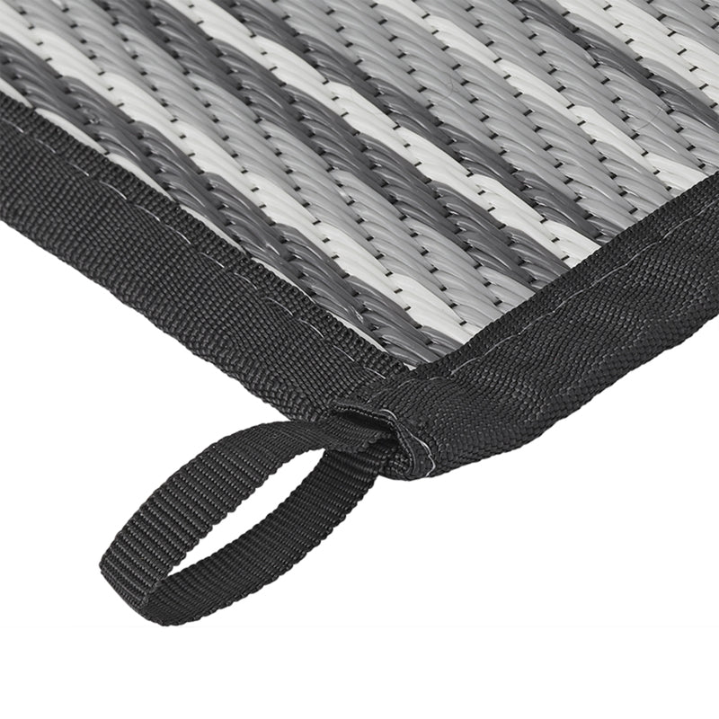 Vorzeltteppich | Patio Matte | 250x400cm | schwarz/grau | extra stabil