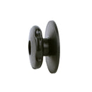 10x Planenhaken rund Kunststoff Ø 25 mm schwarz 6mm Bohrung – Robuster Kunststoff Planenhaken, 25 mm Durchmesser.