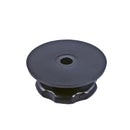 20x Planenhaken rund Kunststoff Ø 25 mm schwarz 6mm Bohrung – Robuster Kunststoff Planenhaken, 25 mm Durchmesser.