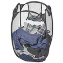 2er Set Pop-Up Wäschesack, faltbarer Wäschekorb, Wäschebeutel 34x34x57cm Camping