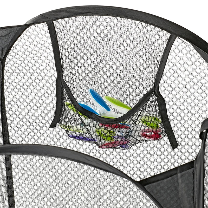 2er Set Pop-Up Wäschesack, faltbarer Wäschekorb, Wäschebeutel 34x34x57cm Camping