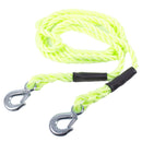 Abschleppseil, 3000 kg Zugkraft, 4 m Länge, Nylon, Tragetasche