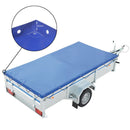 Anhänger Flachplane Blau mit Gummigurt 2075x1140x50mm – Deiwo