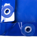 Anhänger Flachplane Blau mit Gummigurt 2075x1140x50mm – Deiwo
