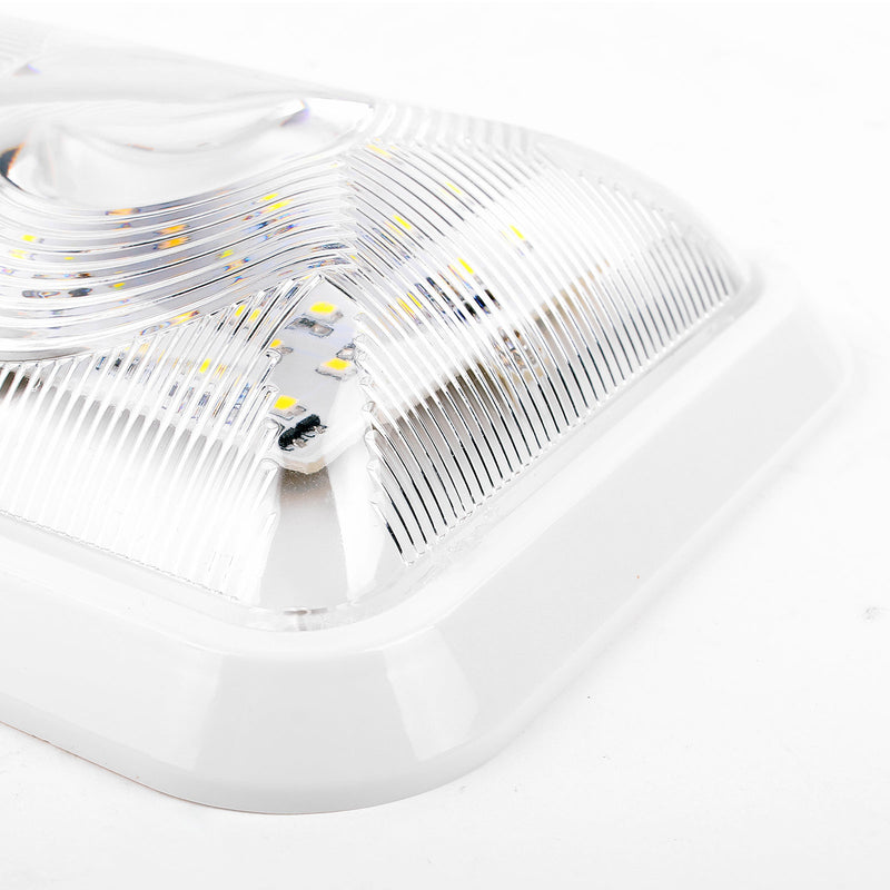 Aufbauleuchte 48-Leds 2er Set, 12V, 640lm, 38x288x127mm, Kunststoff