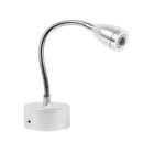 2er Set Aufbauspot Led flexiblem Schwanenhals 12v, 120lm, Ø65x110-260mm – ProPlus