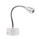 4er Set Aufbauspot Led flexiblem Schwanenhals 12v, 120lm, Ø65x110-260mm