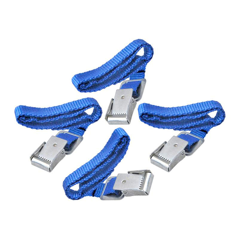 Befestigungsriemen für Fahrradträger, 8 Stück, 40 cm, blau