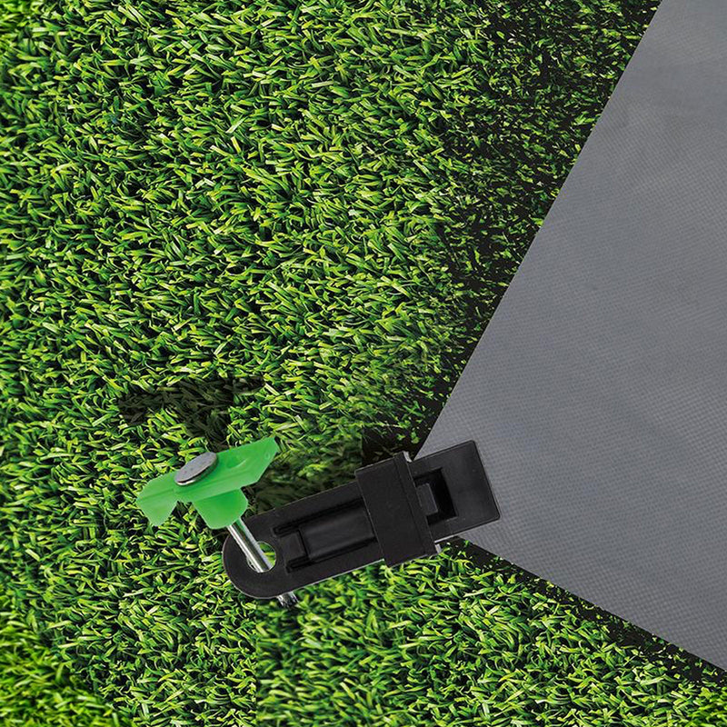 8er Set Vorzeltteppich Clips Kunststoff feststellbar