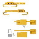 Containerschloss Heavy Duty gehärtetem Stahl 23-42cm Zylinderschloss Schutzkappe