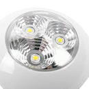2er Set Deckenleuchte 3 LED 290lm, 12V-2,7W, ø95x25mm – Kraftvolle Deckenleuchte für das Freizeitmobil gesucht?