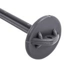 Kunststoffnagel 10er Set, 9 cm, grau – Zeltheringe zur Fixierung von Bodenplanen und Teppiche Länge: ca.