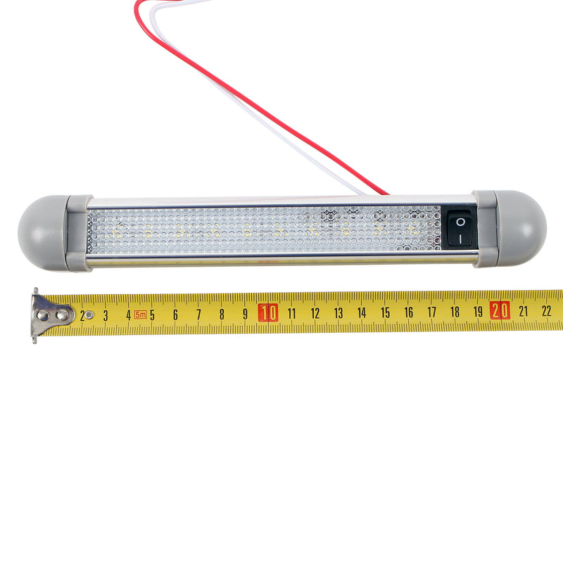 2er Set Linienleuchte 10 LED 12v, 150lm, 225x35x33mm