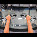 Saugheber Aluminium 2er Set mit 2 Saugnäpfen bis 100 Kg Tragkraft