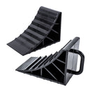 Unterlegkeil Kunststoff schwarz 2er Set mit Griff