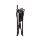 2x Campingstuhl Klappstuhl Outdoor Regiestuhl faltbar bis 100Kg schwarz nur 2,8Kg – Holiday Travel