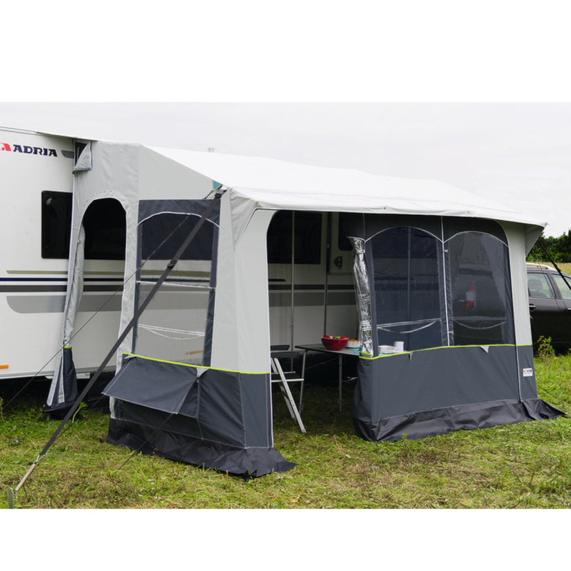 Ganzjahresvorzelt Casa Royal 2 390, 390x230cm, Stahlgestänge Wohnwagen Vorzelt