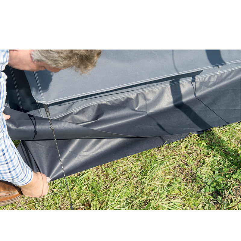 Ganzjahresvorzelt Casa Royal 2 390, 390x230cm, Stahlgestänge Wohnwagen Vorzelt