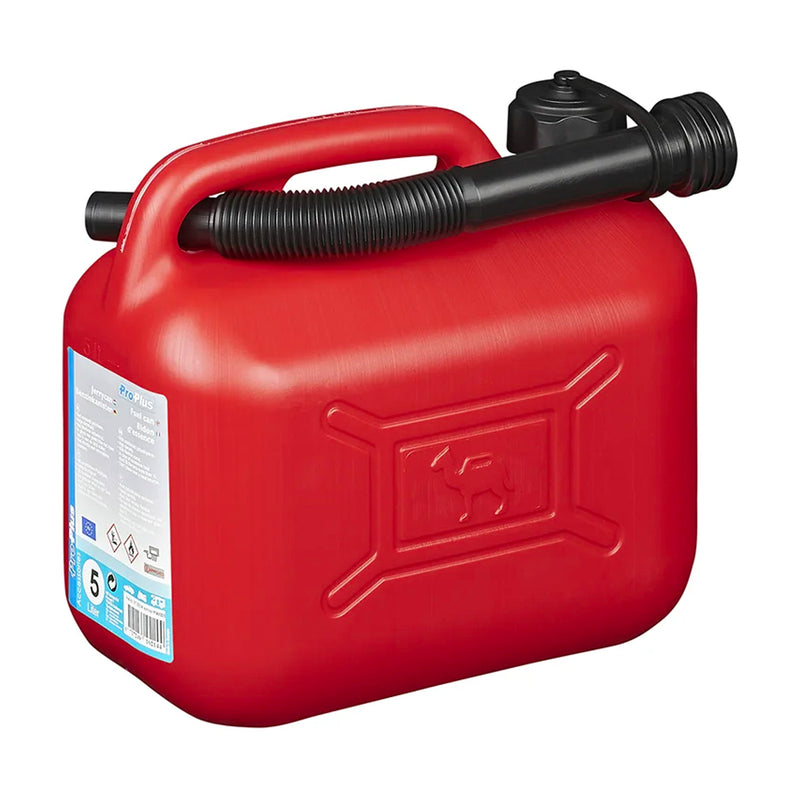 Kraftstoffkanister 5L red Kunststoff Reserve Benzinkanister Diesel