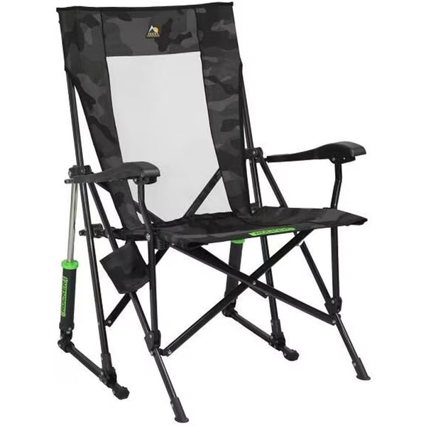GCI Outdoor RoadTrip Rocker Campingstuhl Camouflage Schaukelstuhl Faltstuhl Camping