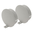 2x Rohrdeckel RD 65/72 mm achatgrau – Zubehör für Truma Isothermsysteme