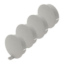 4x Rohrdeckel RD 65/72 mm achatgrau – Zubehör für Truma Isothermsysteme