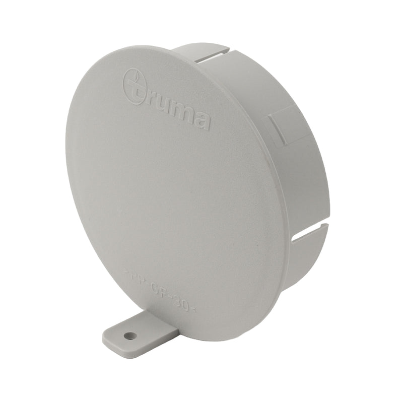 Rohrdeckel RD 65/72 mm achatgrau – Zubehör für Truma Isothermsysteme