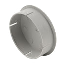 4x Rohrdeckel RD 65/72 mm achatgrau – Zubehör für Truma Isothermsysteme