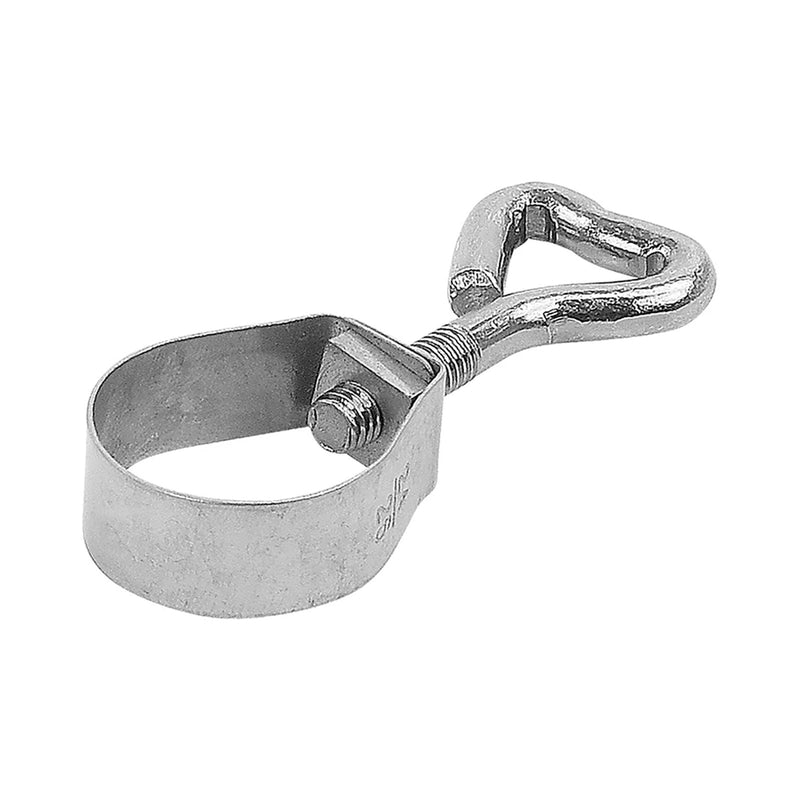 4x Rohrschelle Rohrklemme 24-26 mm mit Schraube für Zeltstangen Markise Camping
