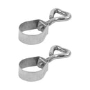 2 x Rohrschelle Rohrklemme 24-26 mm mit Schraube für Zeltstangen Markise Camping – APT