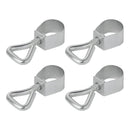 4er Set Rohrklemme Rohrschelle 17-19 mm mit Schraube für Zeltstangen Camping