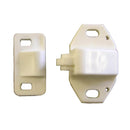 2x Rollenschnapper aus Kunststoff weiß Möbelschnapper Wohnmobil Caravan Camping