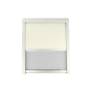 Verdunklungsrollo 35-180x65cm Ivory/Grau - versch. Größen - Rollo Insektenschutz rahmenlose Fenster