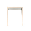 Verdunklungsrollo 35-180x65cm Ivory/Grau - versch. Größen - Rollo Insektenschutz rahmenlose Fenster