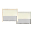 Verdunklungsrollo 35-180x65cm Ivory/Grau - versch. Größen - Rollo Insektenschutz rahmenlose Fenster