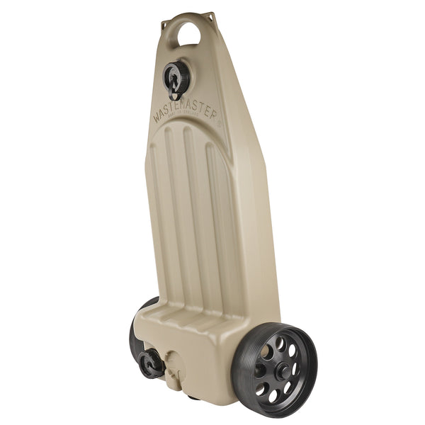 AQUA WM Wastemaster Grauwassertank 38 Liter Abwassertank beige rollbar