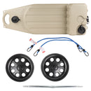 AQUA WM Wastemaster Grauwassertank 38 Liter Abwassertank beige rollbar