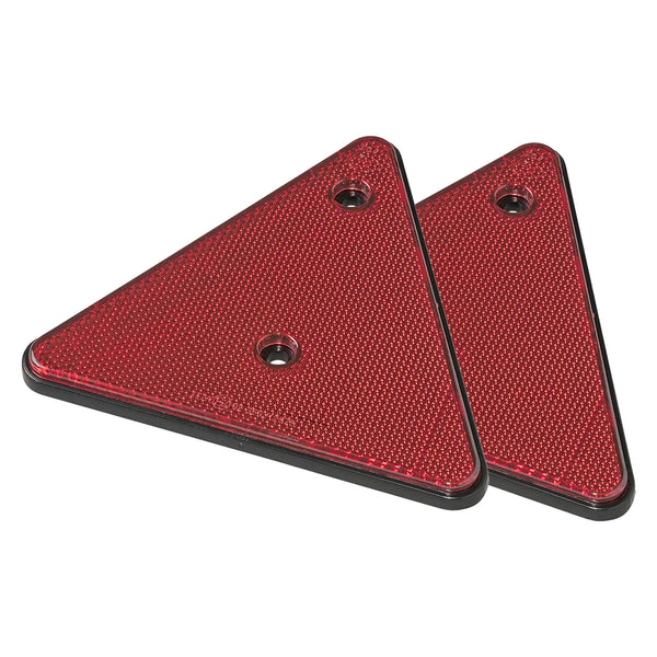 2er Set Dreieckrückstrahler –  er Reflektor für Anhänger & Nutzfahrzeuge