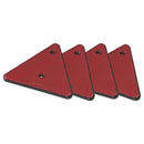 4er Set Dreieckrückstrahler –  er Reflektor für Anhänger & Nutzfahrzeuge