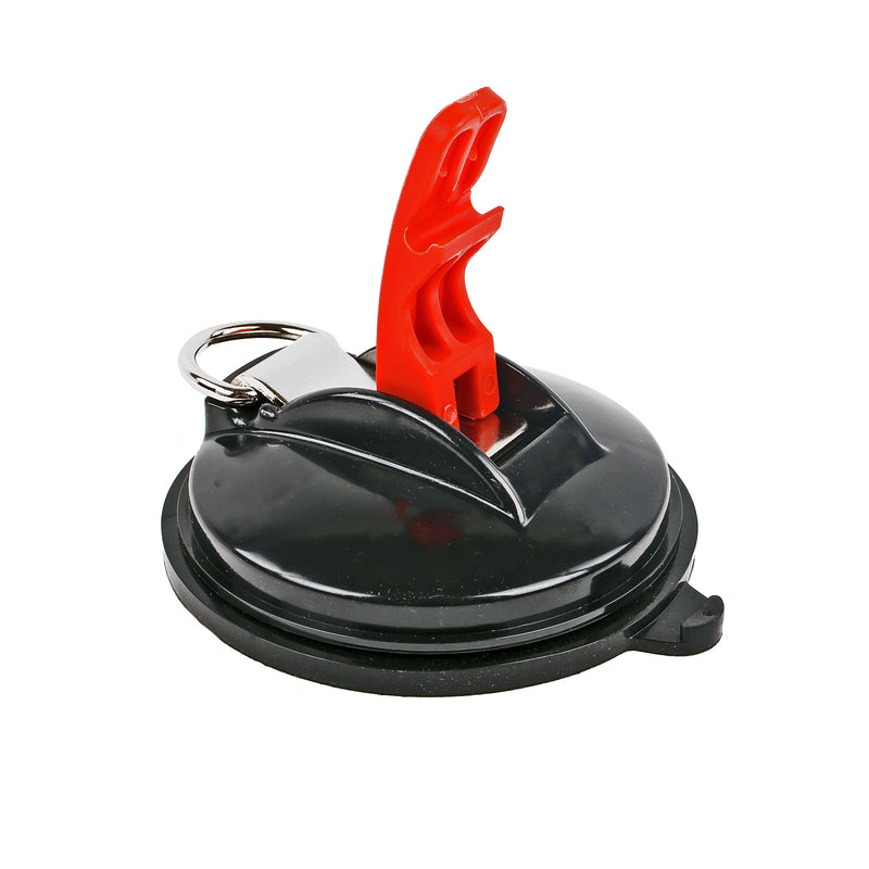 2x Saugnapf Befestigung mit Ring & 2 S-Haken 10 Kg Tragkraft Klappsauger