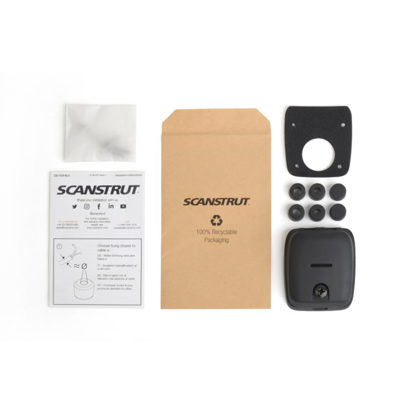 Scanstrut Dachdurchführung für 2 - Solar Wohnwagen Wohnmobil Kabeldurchführung