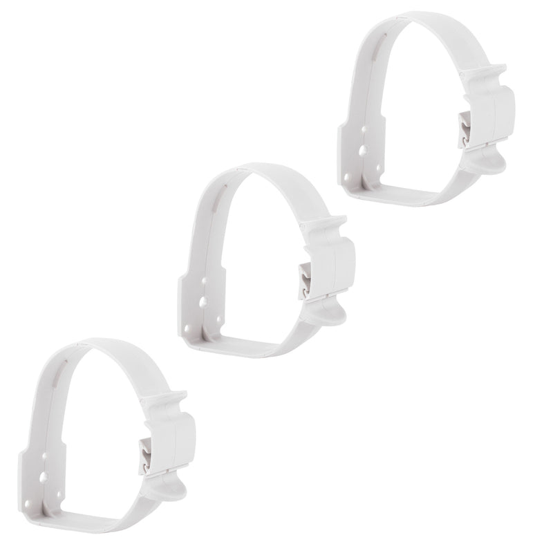 3x Schelle für Truma Isolierschlauch 65 mm grau