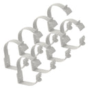 8x Schelle ÜS 5 Ø75 mm grau – Befestigung für Truma S 5004, S 5002 & VarioHeat