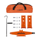 Scherenwagenheber Handkurbel Wagenheber für Wohnwagen bis 1500kg + Tragetasche