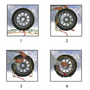 4x Schneeketten 9mm Standmontage für 185/75-14; 205 /60-15; 215/40-16 – ProPlus