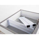 Trennwand für Schublade 27,5 - 51cm rutschfeste Schubladentrenner Campingküche