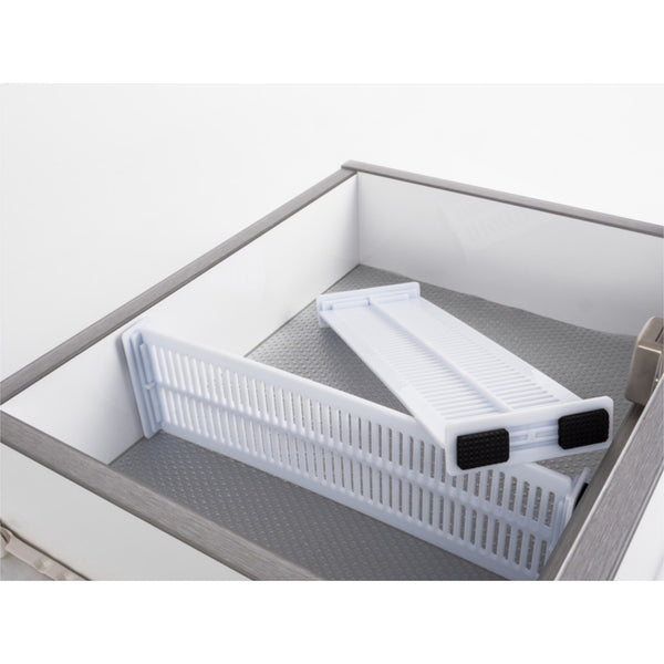 Trennwand für Schublade 27,5 - 51cm rutschfeste Schubladentrenner Campingküche